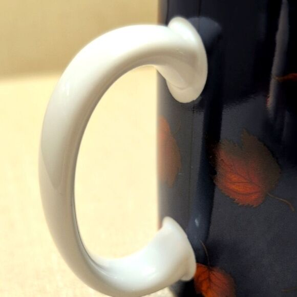 Vintage Catching Leaves Coffee Cat Mug By Lang & Wise Artwork by Lowell Herrero - Picture 6 of 7